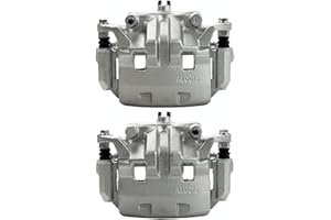 AUTO SHACK AutoShack Front Brake Calipers Assembly Pair Set of 2 Driver and Passenger Side Replacement for 2005-2012 Nissan Pathfinder 2005-2015 Xterra 2005-2019 Frontier 2009-2012 Suzuki Equator 4WD BC30112PR