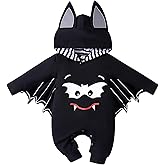 Pezhiqun Baby Boys Charming Prince Astronaut Doctor Outfit Newborn Infant Girls Halloween Vampire Bats Cosplay Costumes