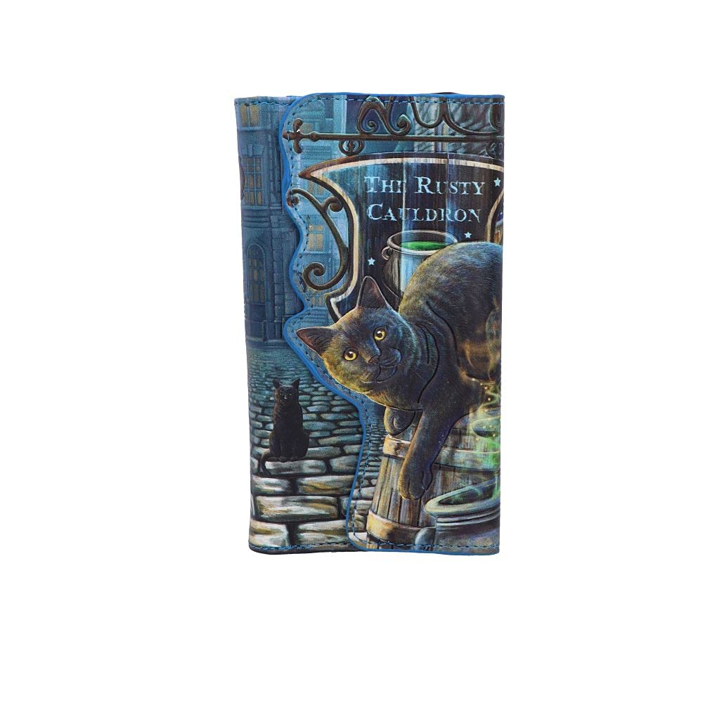 Nemesis Now Lisa Parker Rusty Cauldron Embossed Purse 18.5cm, PU, from The Magical Mind of Lisa Parker, Rusty Cauldron Artwork, Stylish and Practical, Multiple Slots for Cash and Cards — image 1