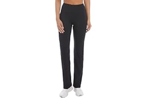 Jockey Womens Premium Pocket Slim Flare Yoga Pants