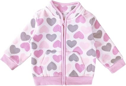 Veste Polaire Pour Bebe Garcons Filles Manteau A Capuche Manches Loungues Fermeture Eclair Et Respirant Tenues 3 6 Mois Amazon Fr Bebes Puericulture