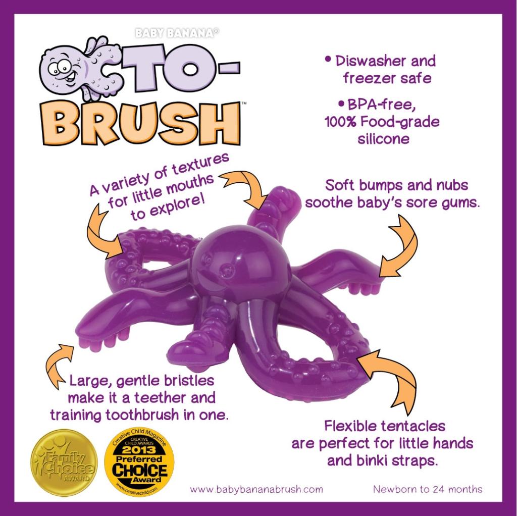 banana training toothbrush