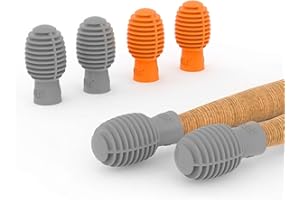 Drum Mute, AUPHY Drum Dampener Accessory Drumstick Silent Practice Tip Protector for Drumsticks Head Percussion Drum Mute Replacement 4PCS