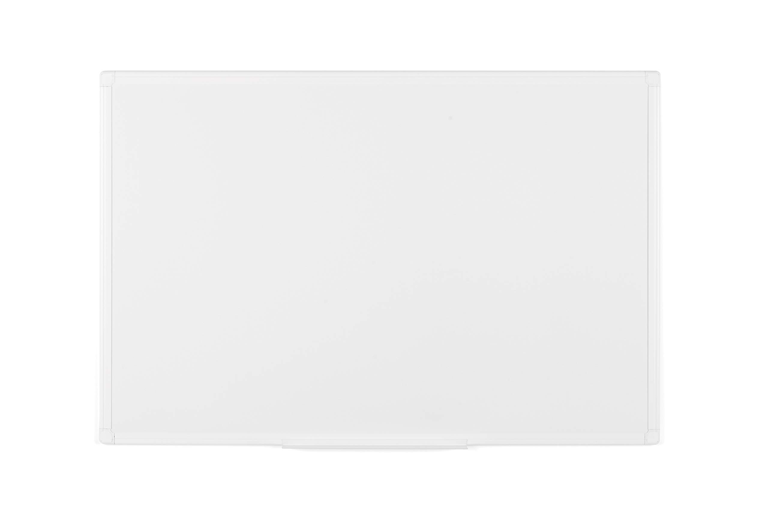 Bi-Office Anti-Microbial Magnetic Whiteboard Maya, Lacquered Steel Surface, White Aluminum Frame, 60 x 45 cm