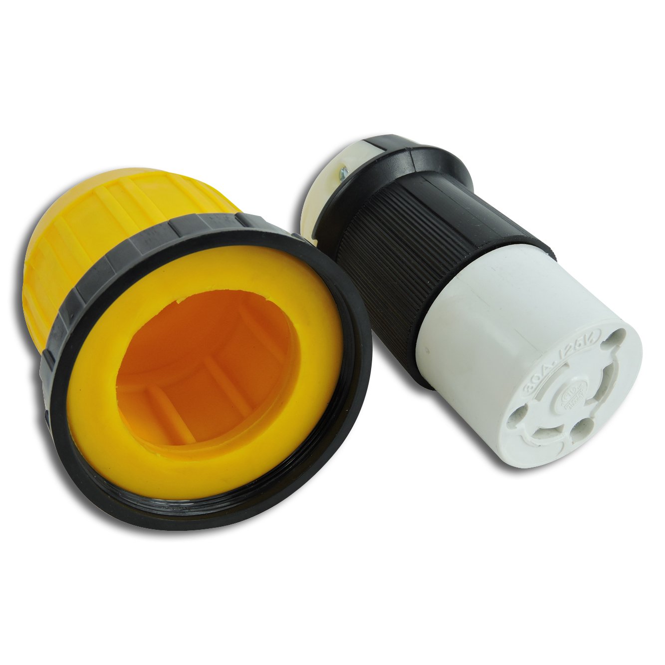 Leisure Cords 30 AMP RV Power Cord Locking Shore Connector Replacement