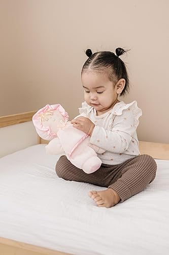 Genius Baby Toys My First Baby Doll Super Soft and Cuddly Vintage Classic Style with Pink Dress and Yellow Hair Ideal New Baby Gift or Baby Shower Present in Kenya Whizz
