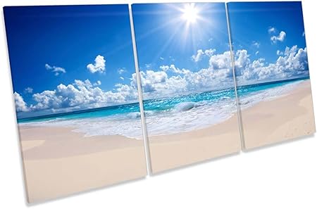 Download Sunset beach toile art mural HD
