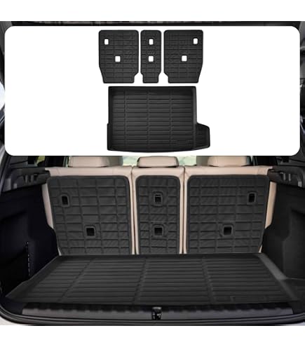All Weather Trunk Cargo Liner For Ford Edge 2015-2020 (5-Seat Models) – Black TPO Waterproof Mat
