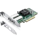 thumbnail image 2 of 10Gb Network Card With Intel 82599EN Controller,Single SFP Port PCI X4 Express Ethernet Adapter Support Windows Server/Linux/VMware Compare To Intel X520-DA1 2 of 11