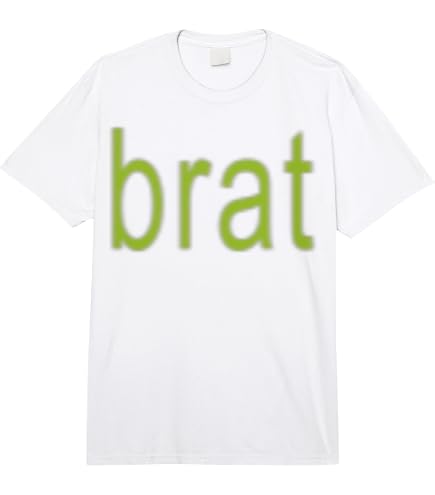 brat Tシャツ白 Amazon.com: Charli XCX Scratched Out Brat Cropped T-Shirt, White