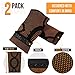 2 Pack Compression Support Sleeve Knee Brace - Relieves Meniscus / Arthritis / Joint Pain - For Running / Basketball / Sports - Stay Active During Recovery From Injury!(L)