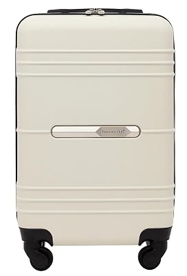 Travelers Club 22" Richmond Spinner Carry-On Luggage, Bone