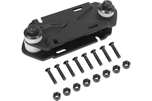 Srutueo Waterborne Rail Adapter Surfskate Truck Fits Any Board - Carve & Cruise Like a Surfboard,Rail Adapter,Black