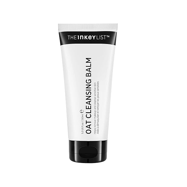 THE INKEY LIST OAT CLEANSING BALM 5 FL OZ/150ML, DISSOLVES MAKEUP, NOURISHING SKINCARE, GENTLE CLEANSER, VEGAN FRIENDLY, SUITABLE FOR ALL SKIN TYPES