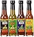 Hot Sauce, Gift Set, Blair's Mini Death Hot Sauce 4-Pack 2.oz Bottles