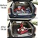 Tidy Globe Premium Heavy Duty Auto Trunk Organizer. Best Cargo Storage for SUV, Cars, Trucks and Minivans, with 3 Compartments and Side Pockets. Durable Divider, Collapsible and Foldable with.