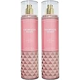 Bath and Body Works CHAMPAGNE TOAST Fine Fragrance Mist - NEW LOOKS 2022 - PACK OF 2 (FULL SIZE MIST 8FL OZ / 236 ML)
