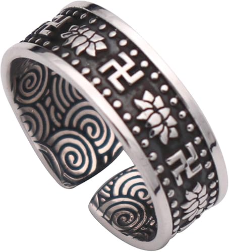 Bague lotus homme Clearance