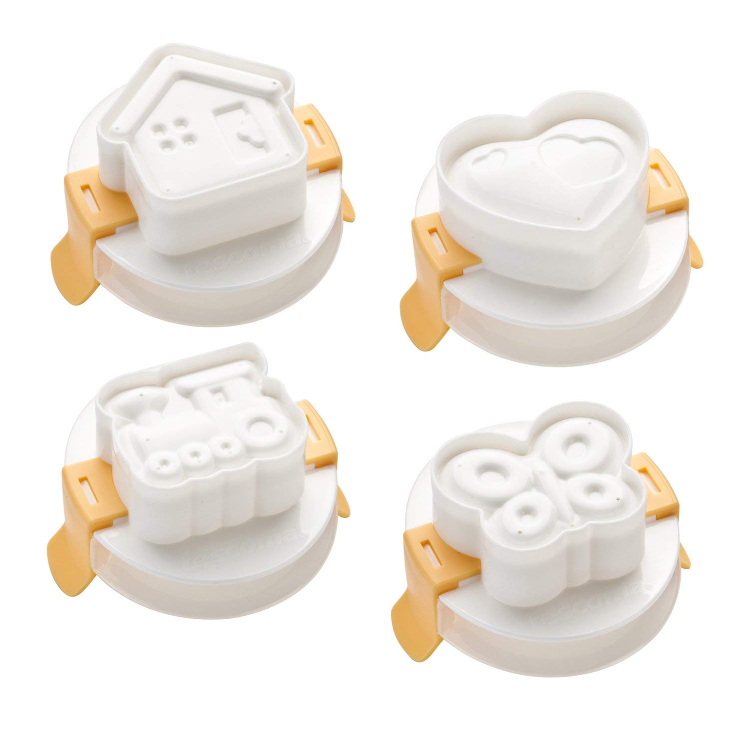 Tescoma Egg Shaping Moulds, 4 Pcs Presto, Assorted