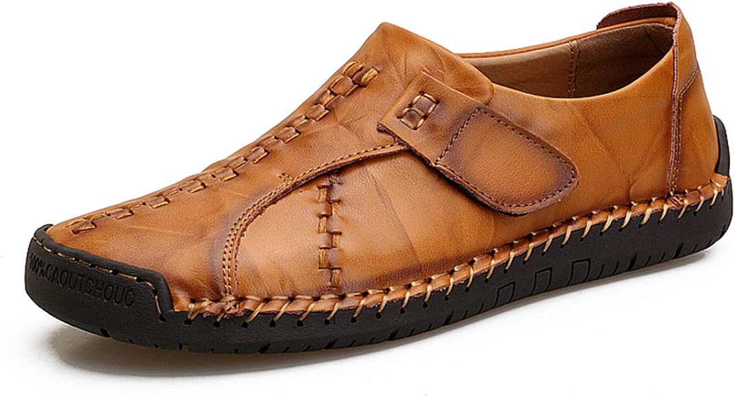 mens leather slip on shoes