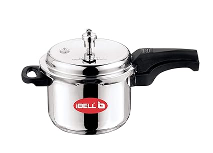 iBELL IBL SS 5PC Stainless Steel Pressure Cooker, 5 litres, Silver