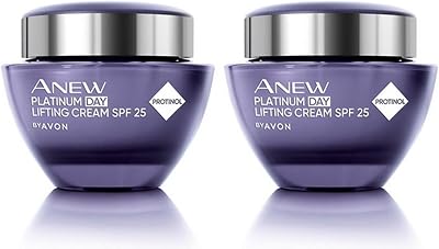 Avon Anew Platinum Day Replenishing Cream SPF25 Protinol 2x50ml Pack