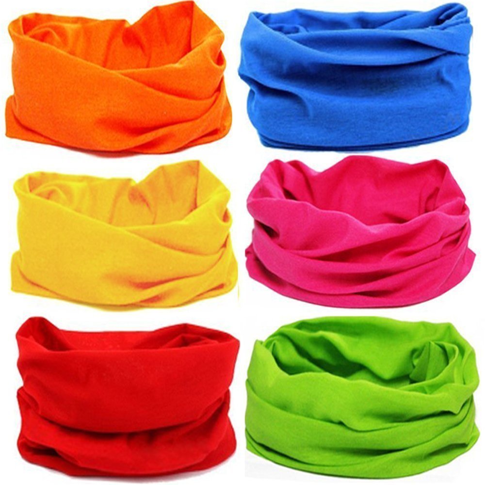 THE BLAZZE Outdoor Seamless Bandanas Tube,Womens and Mens Headband
