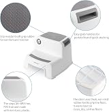Rainberg Toddler Toilet Training Seat with 2 Step Stool Handles Anti-Slip view 6