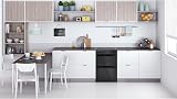 Indesit 60cm Double Oven Electric Cooker Black ID67V9KMB view 5