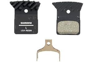 SHIMANO BRBX Pads + spg Alloy Back Resin L05A w/Fin Black one Size