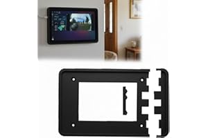 Wall Mount for Fire HD 8 (2022) Tablet,Slim Dashboard Mount for Home Automation,POE/Power-Routing Ready,Cable Management (Bla