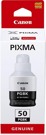Canon GI 50 PGBK Black Ink Refill for PIXMA G5050 G6050 G7050 GM2050 GM4050