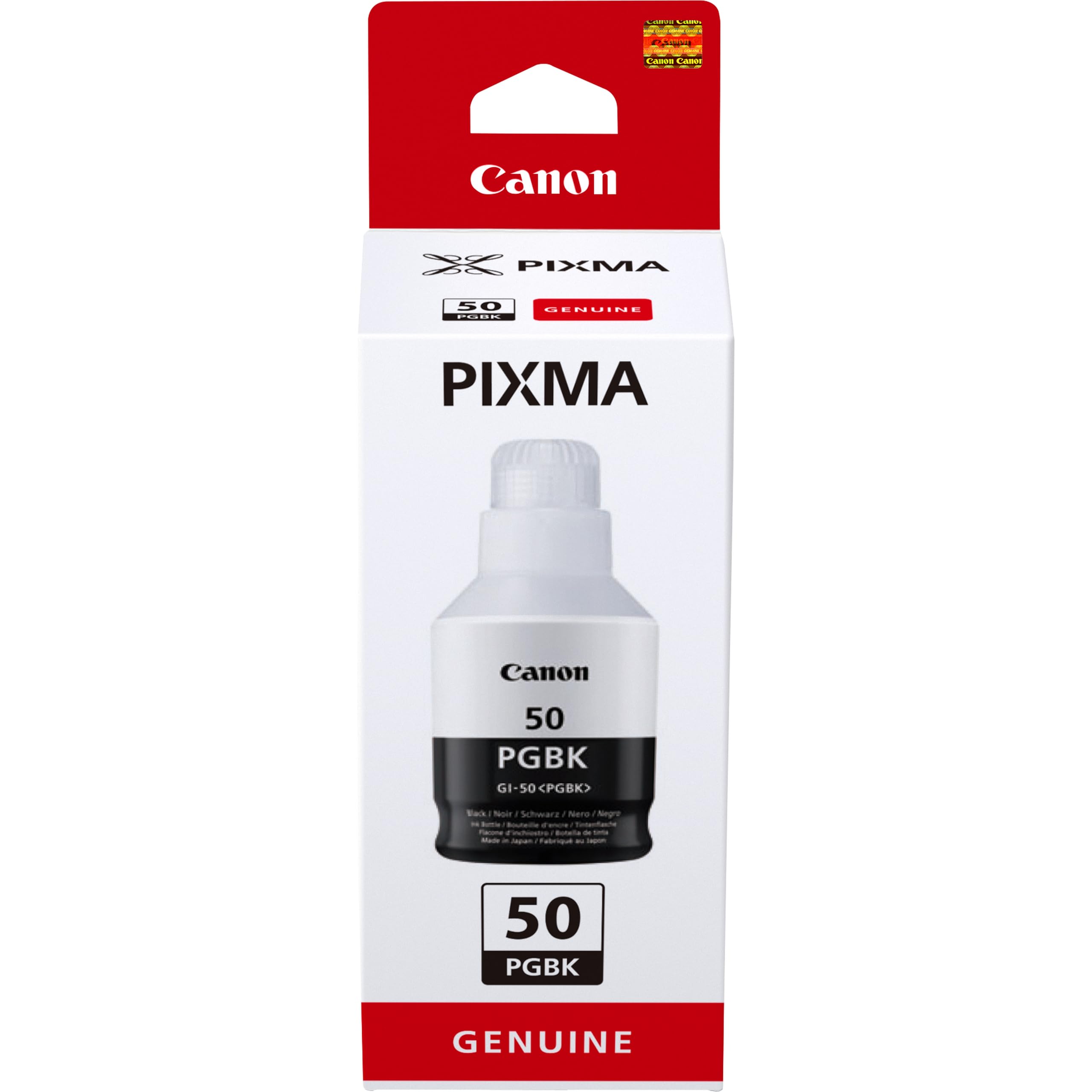 Canon GI 50 PGBK - Black - original - ink refill - for PIXMA G5050, G6050, G7050, GM2050, GM4050