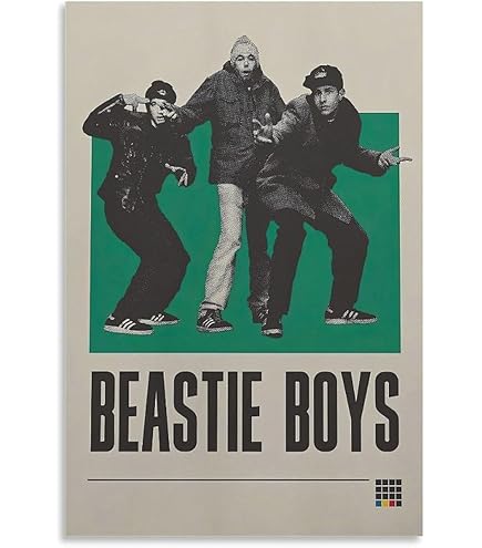 BEASTIE BOYS B2ポスター ARI MARCOPOULOS Amazon.com: Posterazzi Beastie Boys Group Shot Black And