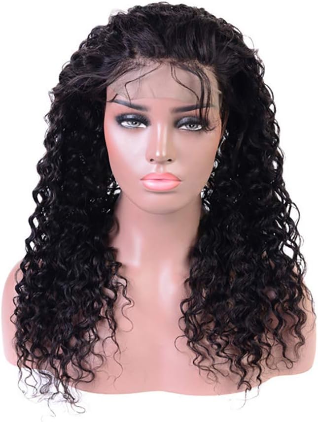 Deep Curly Wig Virgin Human Hair Women Ombre Wigs Natural Hairline 360