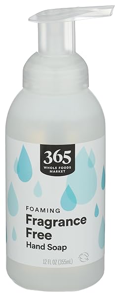 365 BY WHOLE FOODS MARKET, FOAMING HAND SOAP, FRAGRANCE FREE, 12 FL OZ
