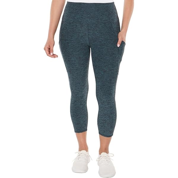Pantaloni Capri Da Yoga Kirkland Signature Donna – Nero Taglia S Nuovi Con Etichetta