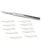 100 Scalpel Blades # 11 with Free Handle