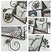 Adeco PF0523 Decorative Bronze-Color Iron Wall Hanging Collage Picture Photo Frame, 5 X 7