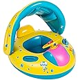Jellydog Toy Baby Swimming Float, Baby Pool Float with Canopy, Inflatable Infant Pool Swimming Boat with Sunshade, Babies Swimming Float, Baby Pool Toy