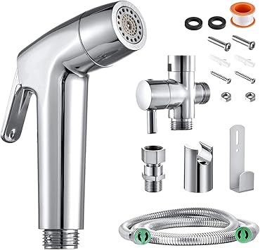 Hogar y cocina Grifo portátil para el bidé Soporte para la manguera de