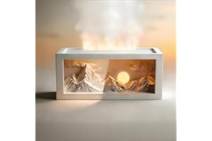 Essential Oil Diffuser, 140ml Aromatherapy Diffuser, Mini Ultrasonic Diffuser for Essential Oil, Home, Office, Cool Mist Humi