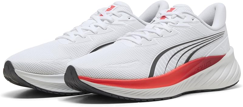 Unisex Pounce Lite Puma White-Ultra Red-Red Rhythm 8 42 — photo 1 sur 6