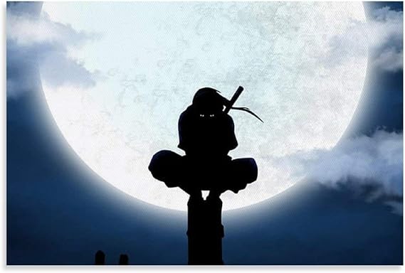 Amazon.com: LANLIN Uchiha Itachi Naruto Shippuuden Canvas Art Poster