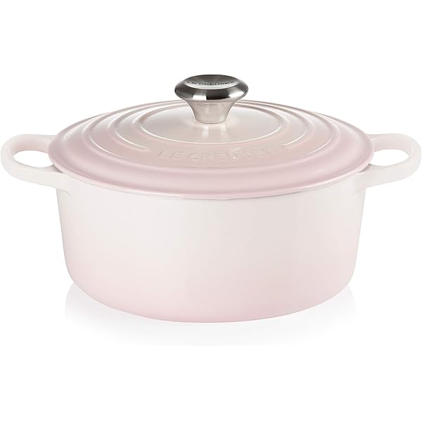 le creuset shell pink salt and pepper