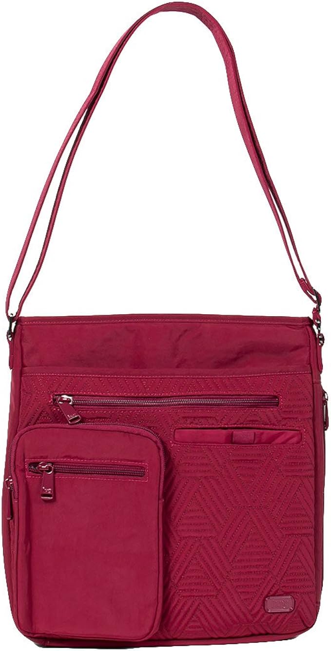 Lug Women's Monorail Convertible RFID Crossbody Bag, Cranberry Red