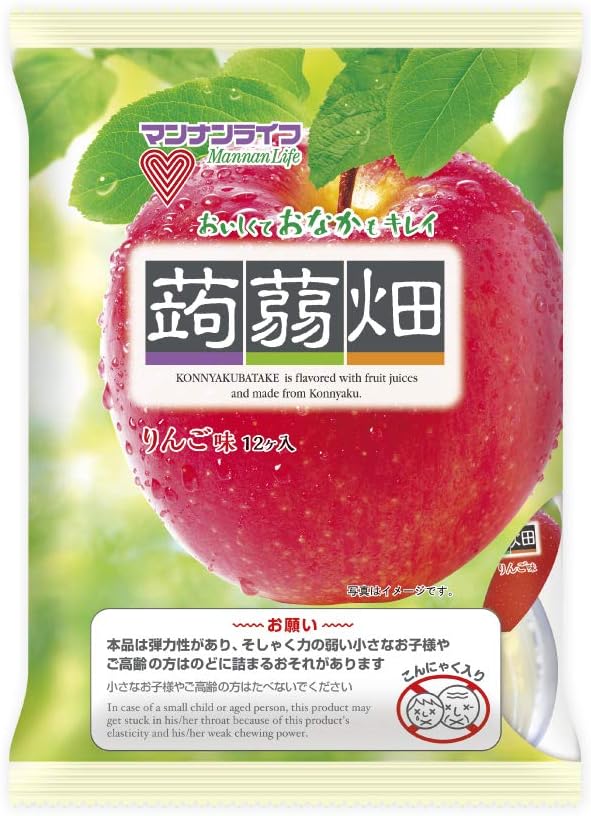 MannanLife konjac field apple taste (25g ~ 12 pieces) ~ 12 bags
