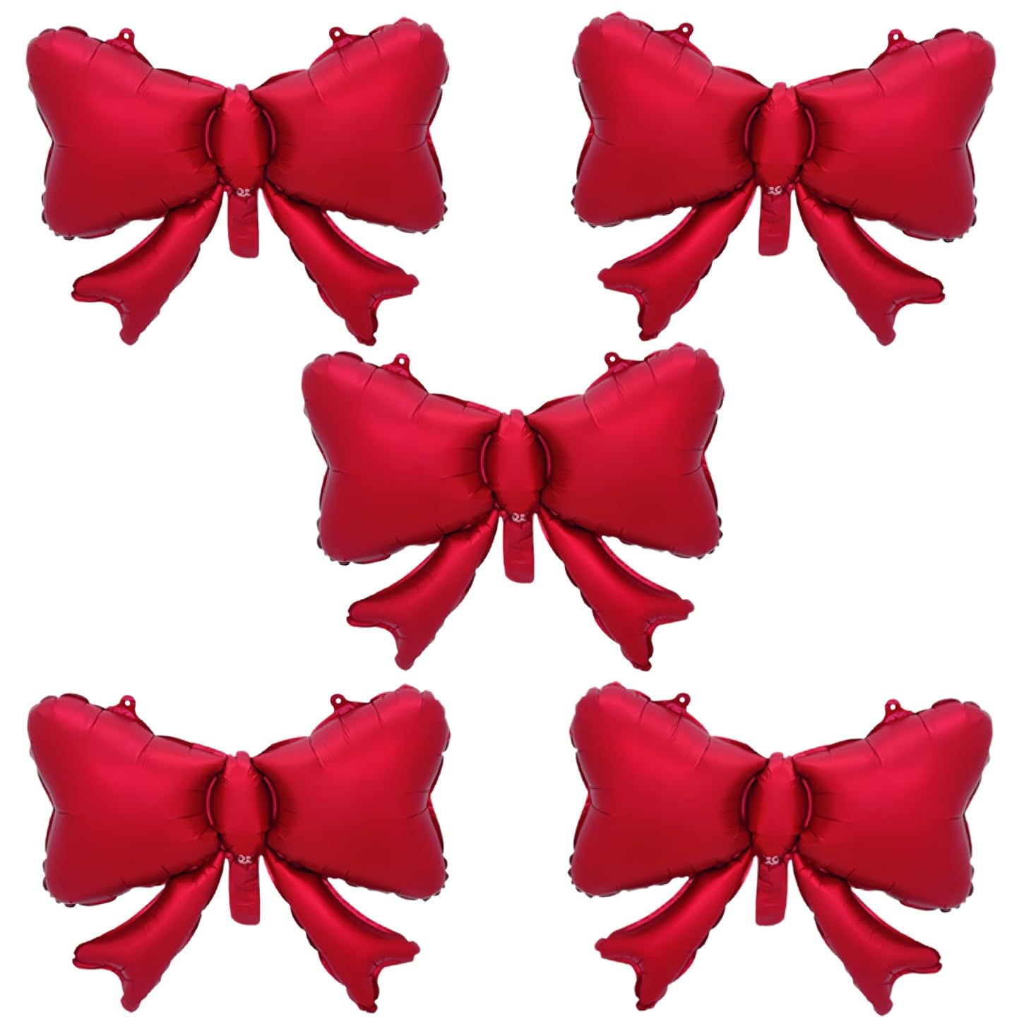 Photo 1 of 5Pcs Red Bow Balloon for Retro Party Decorations/coquette Birthday Decorations for Girl/Red and Cheetah Bow-Knot Foil Balloon for Bridal Gender Reveal Girl Party/Cannot Float Using Helium