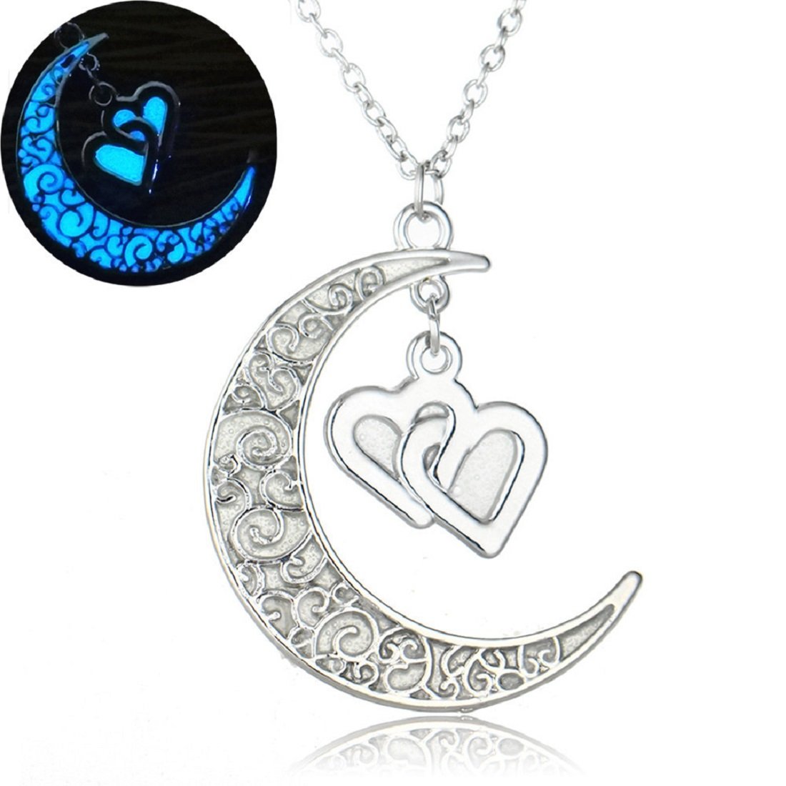 el regalo silver alloy pendant necklace for women