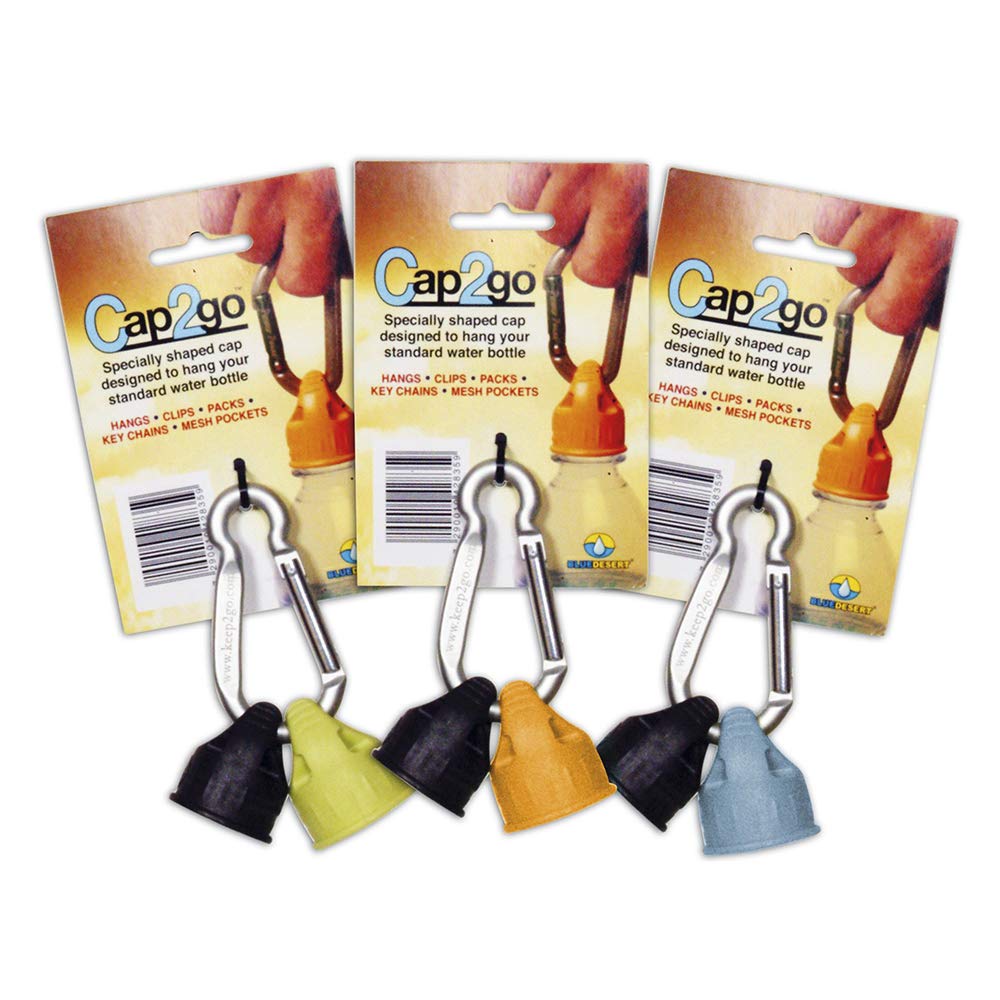 Blue Desert Cap 2 Go Bottle Carrier with Carabiner - Multicoloured